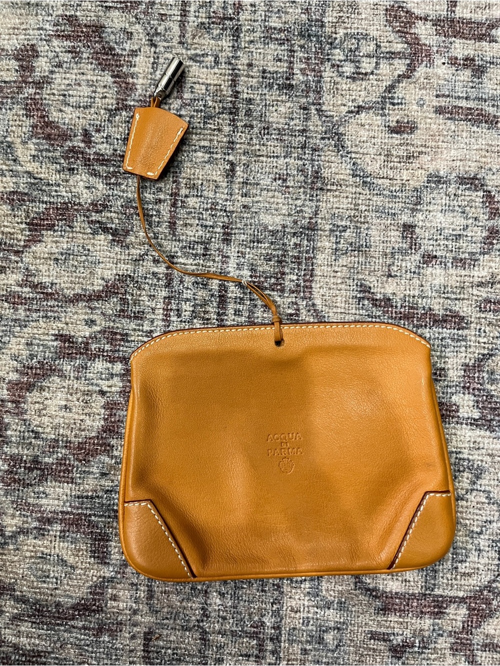 Acqua Di Parma Cognac Leather pouch